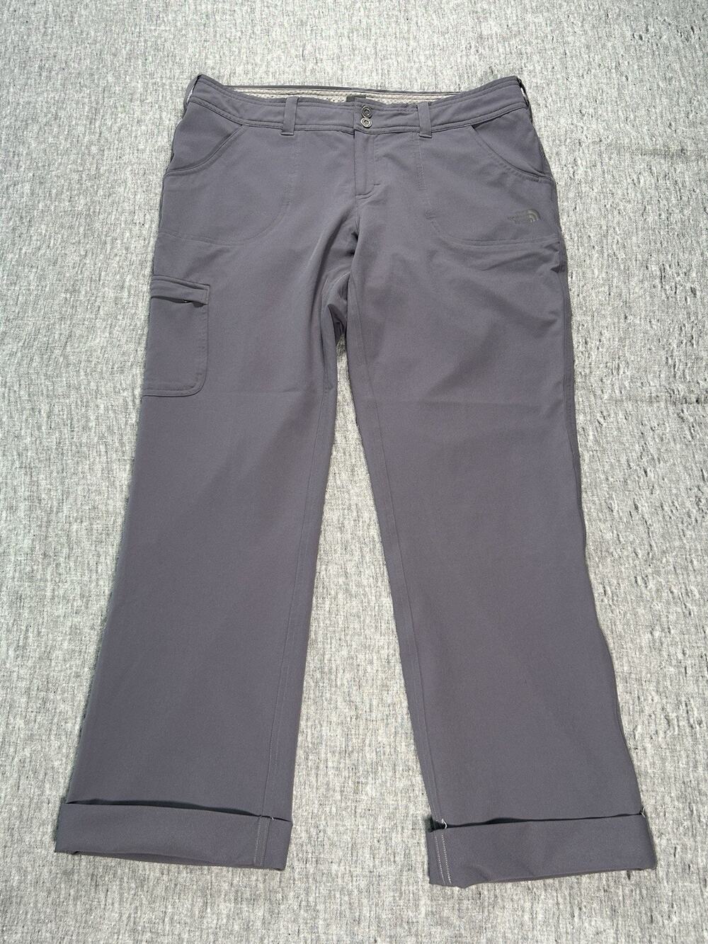 The North Face Hiking Pants Womens 12x29 Gray Cuffed Trail Outdoor Travel